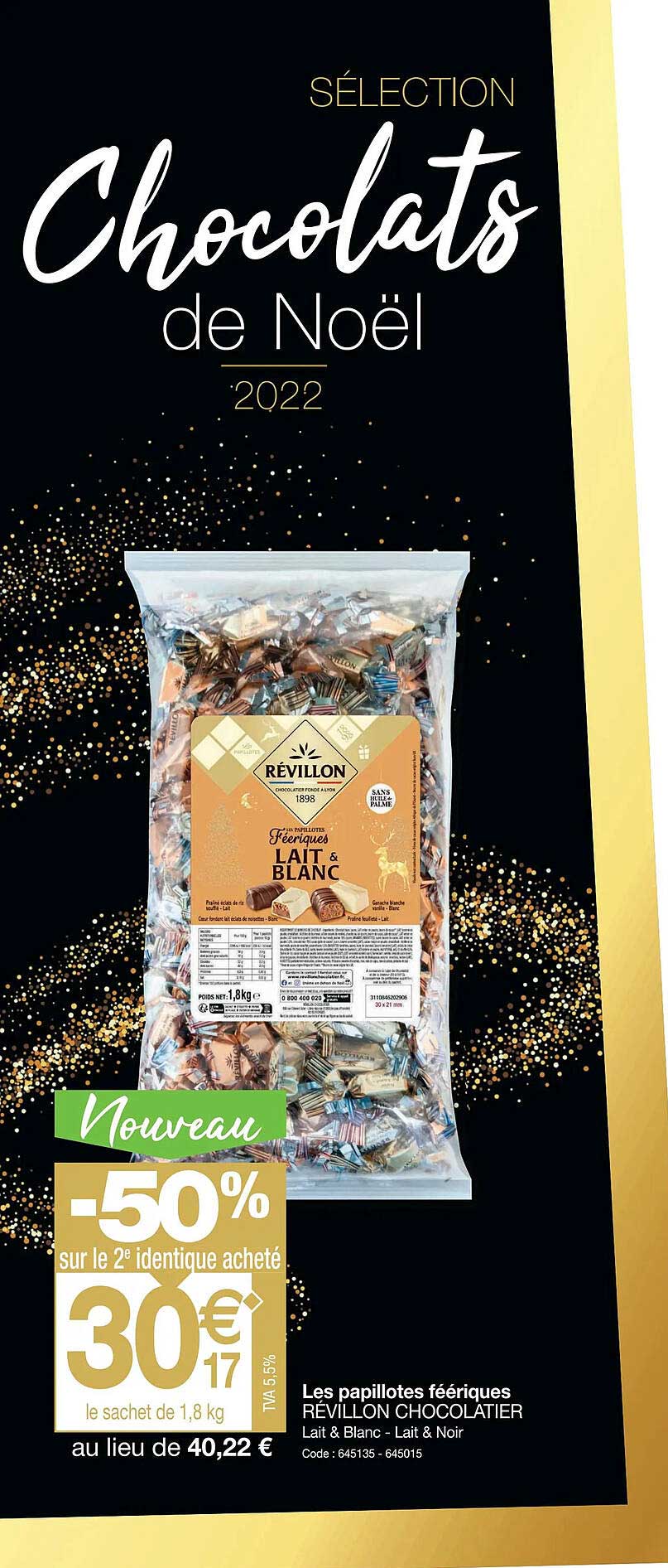 les papillotes féeriques révillon chocolatier