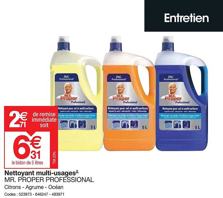 nettoyant multi-usages mr. propre professional