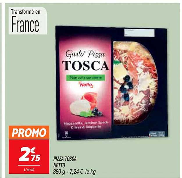 pizza tosca netto