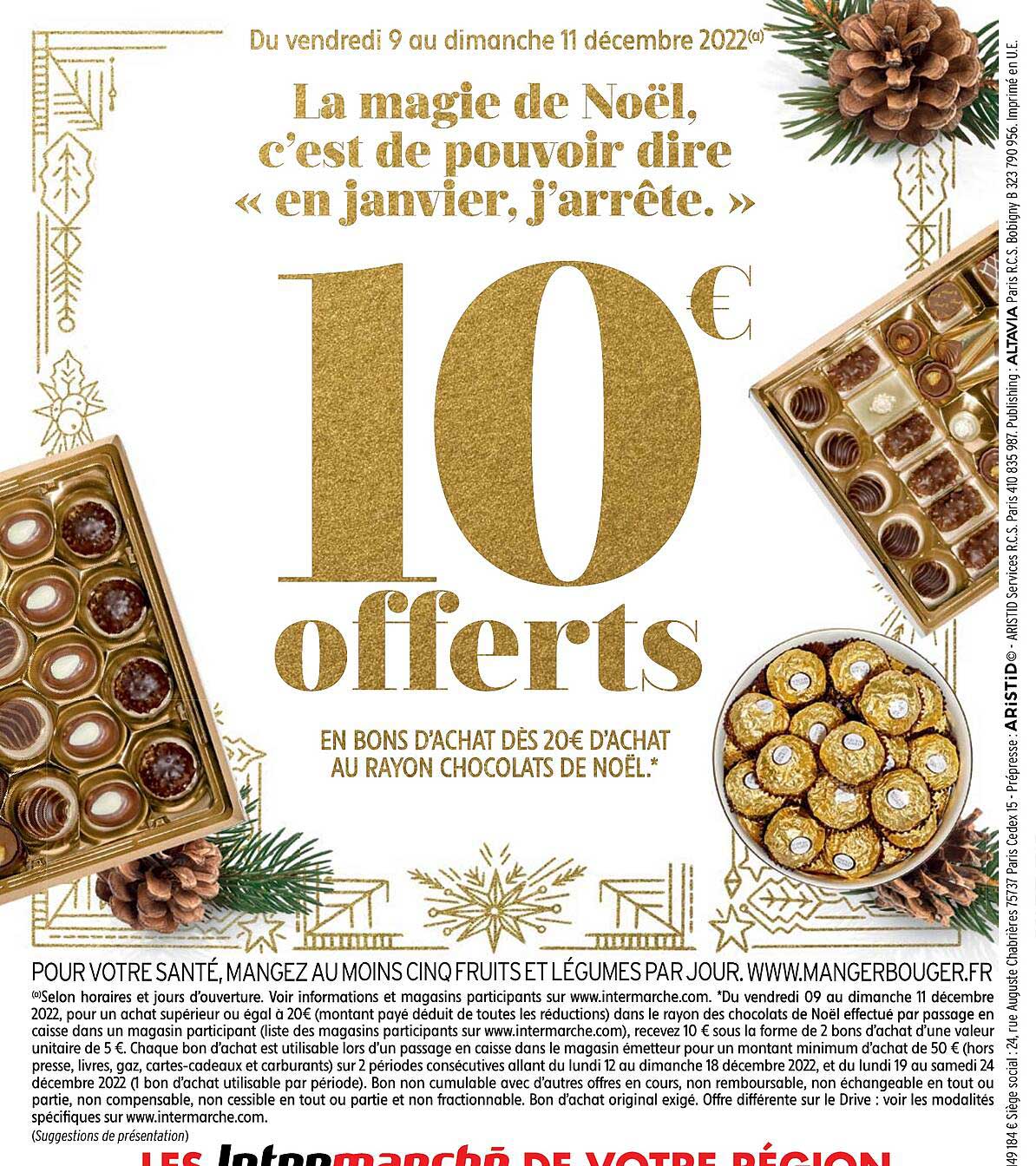 Rayon Chocolats De Noël