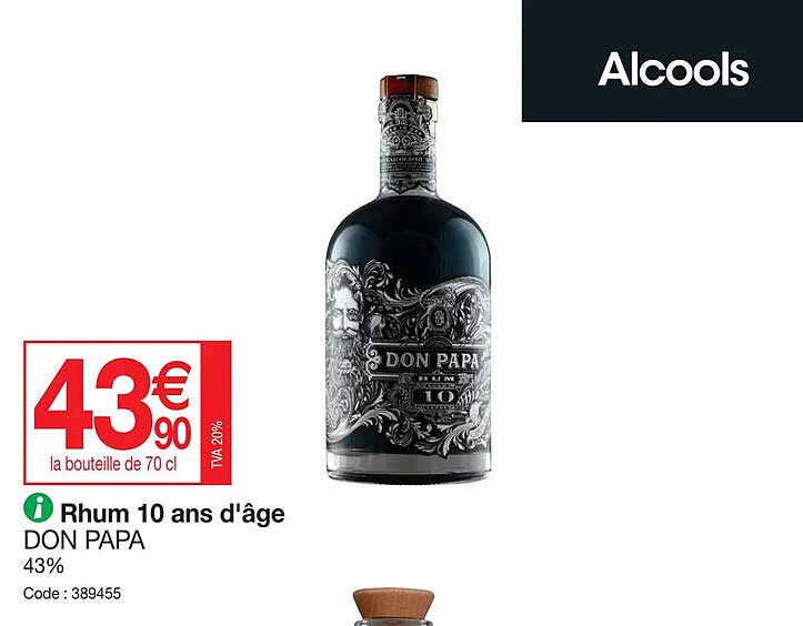 rhum 10 ans d'âge don papa