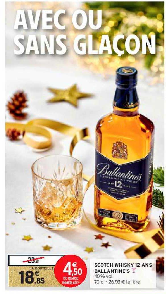 scotch whisky 12 ans ballantine's