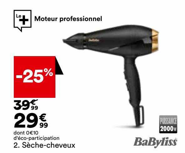 sèche-cheveux babyliss