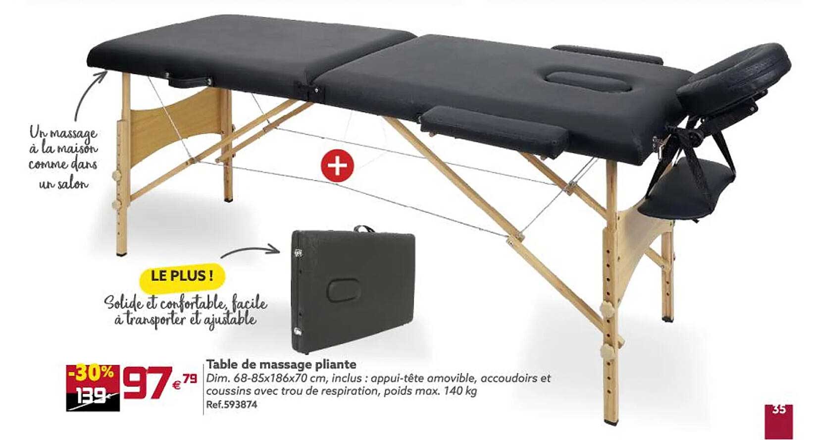 Table De Massage Pliante