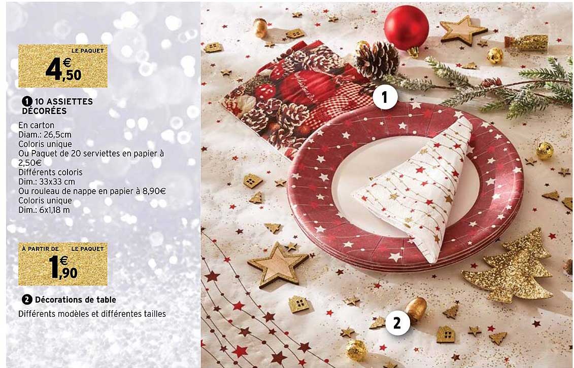 10 assiettes décorées