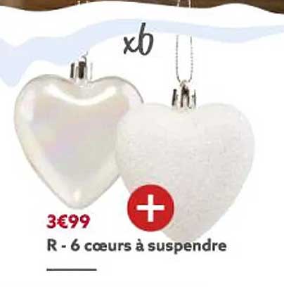 6 Cœurs à Suspendre