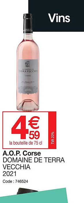 a.o.p. corse domaine de terra vecchia 2021