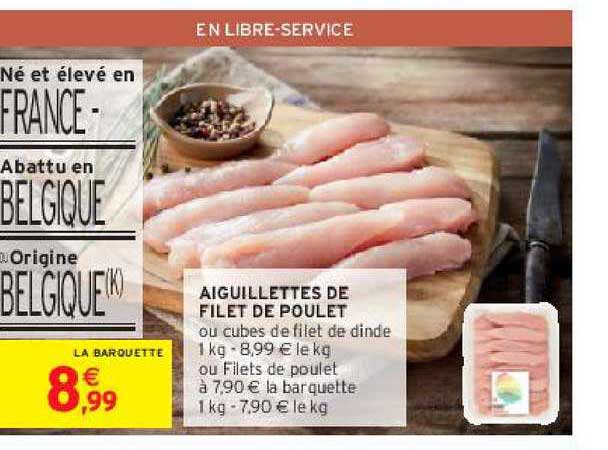 Aiguillettes De Filet De Poulet