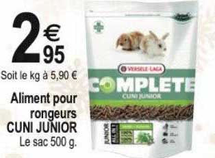 aliment pour rongeurs cuni junior