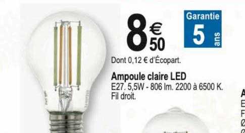Ampoule Claire Led