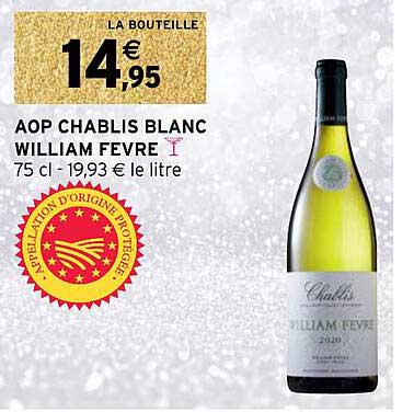 Aop Chablis Blanc William Fèvre