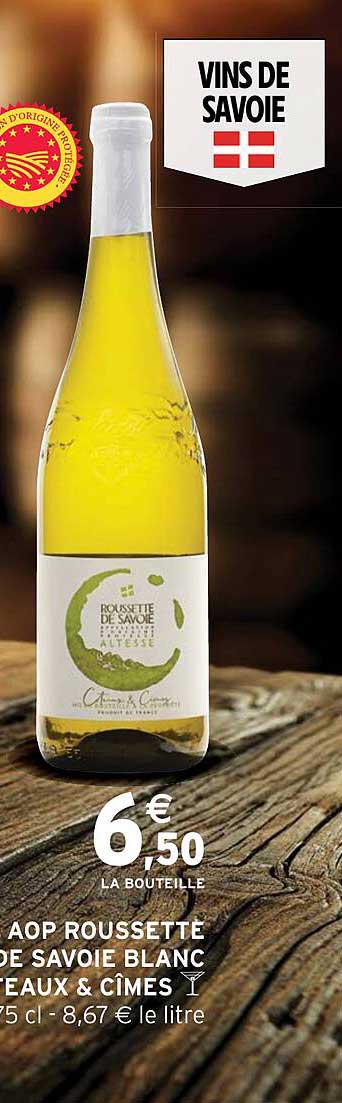 aop roussette de savoie blanc côteaux & cîmes