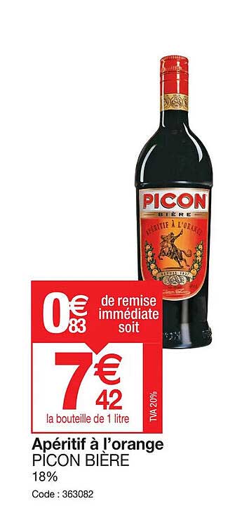 Apéritif à L'orange Picon Bière