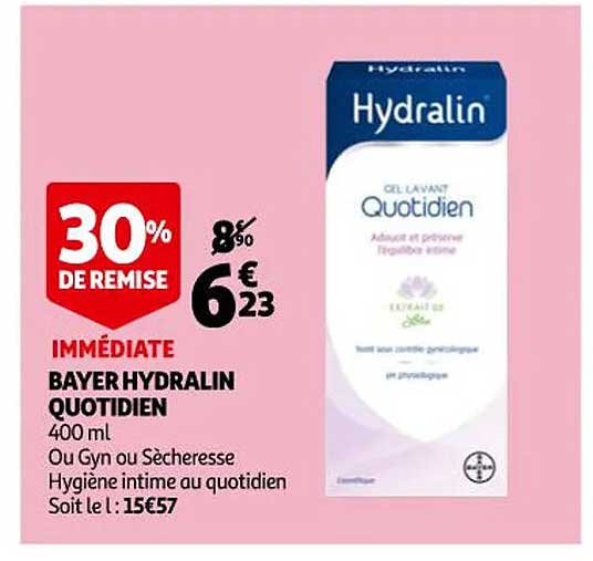 bayer hydralin quotidien