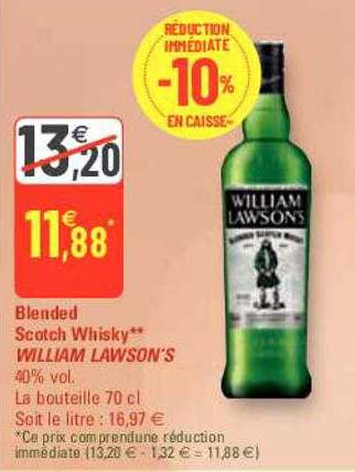 blended scotch whisky william lawson's