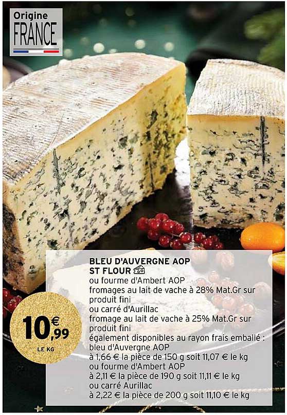 Bleu D'auvergne Aop St Flour