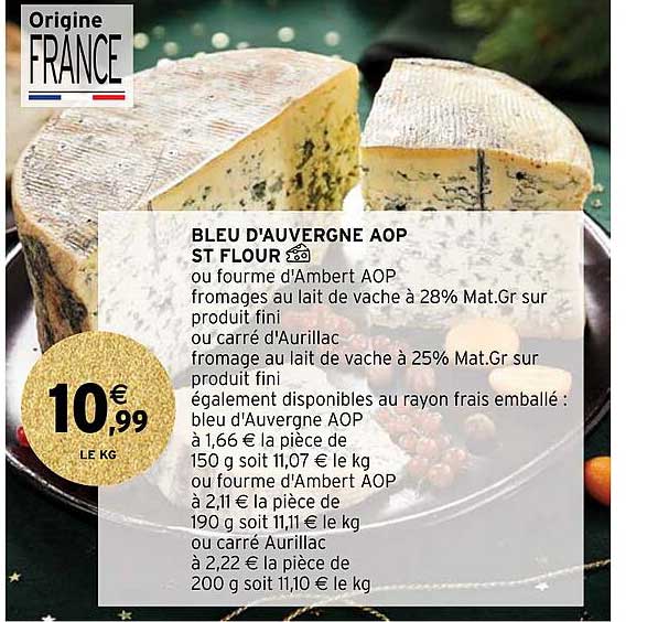 Bleu D'auvergne Aop St Flour