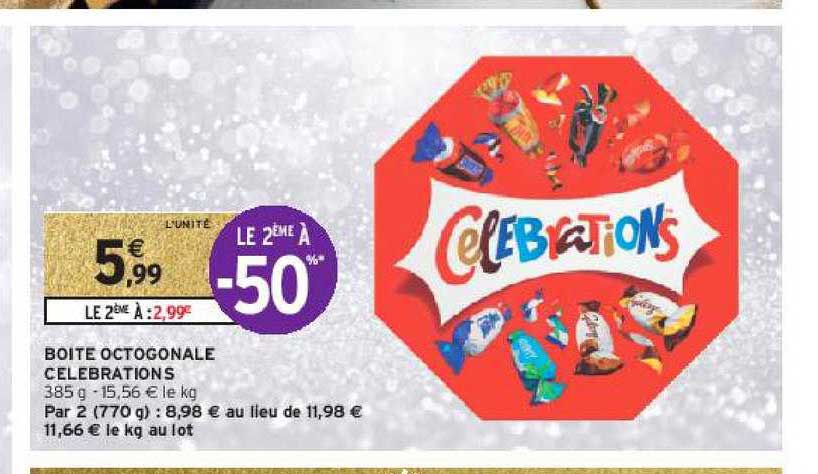 Boîte Octogonale Célébrations