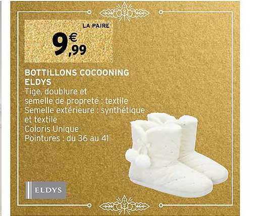 bottillons cocooning eldys