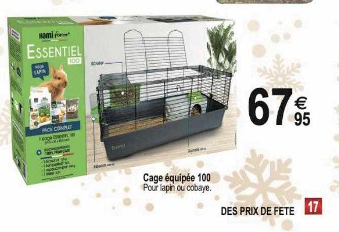 cage équipée 100  hami form
