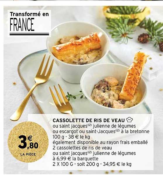 cassolette de ris de veau