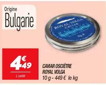 Caviar Osciètre Royal Volga