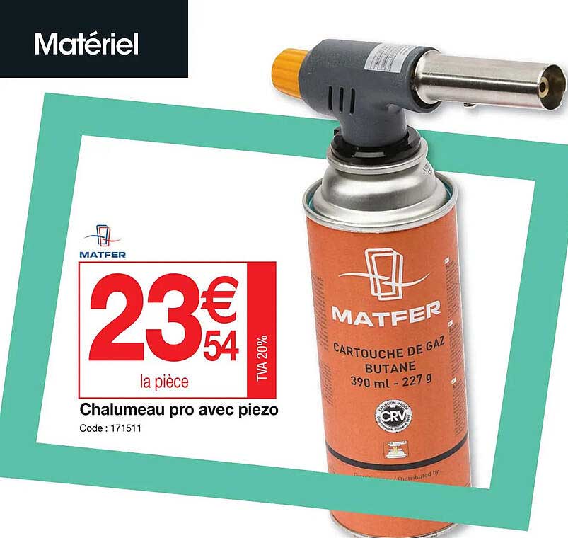 chalumeau pro avec piezo