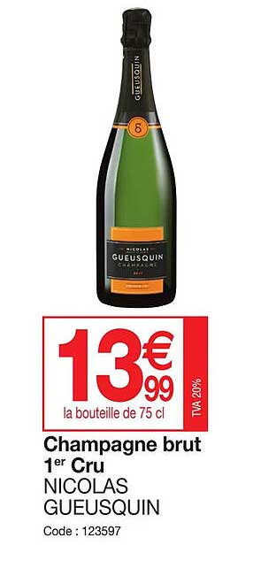 champagne brut 1er cru nicolas queusquin