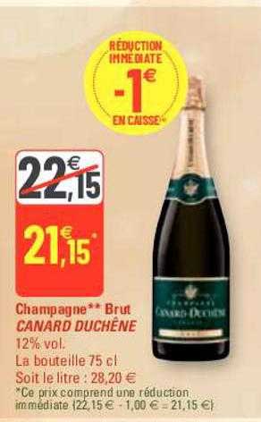 champagne brut canard duchêne