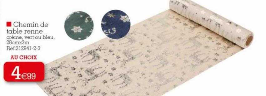 chemin de table renne