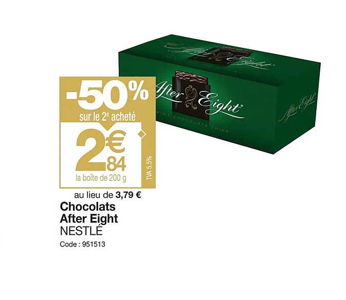 Chocolats After Eight Nestlé