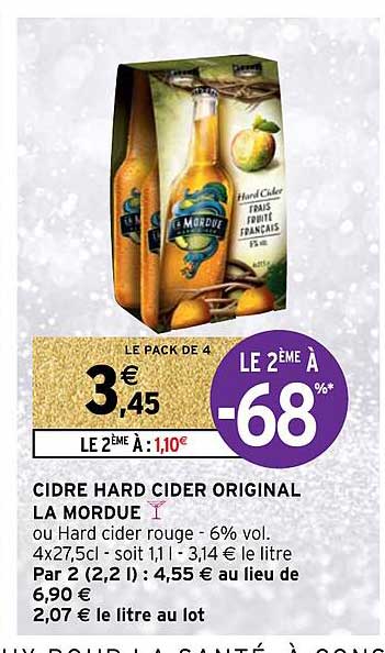 cidre hard cider original la mordue
