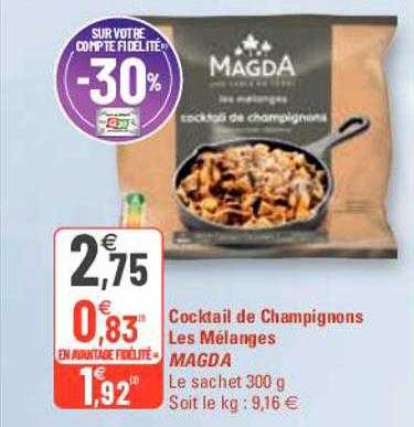 Cocktail De Champignons Les Mélanges Magda
