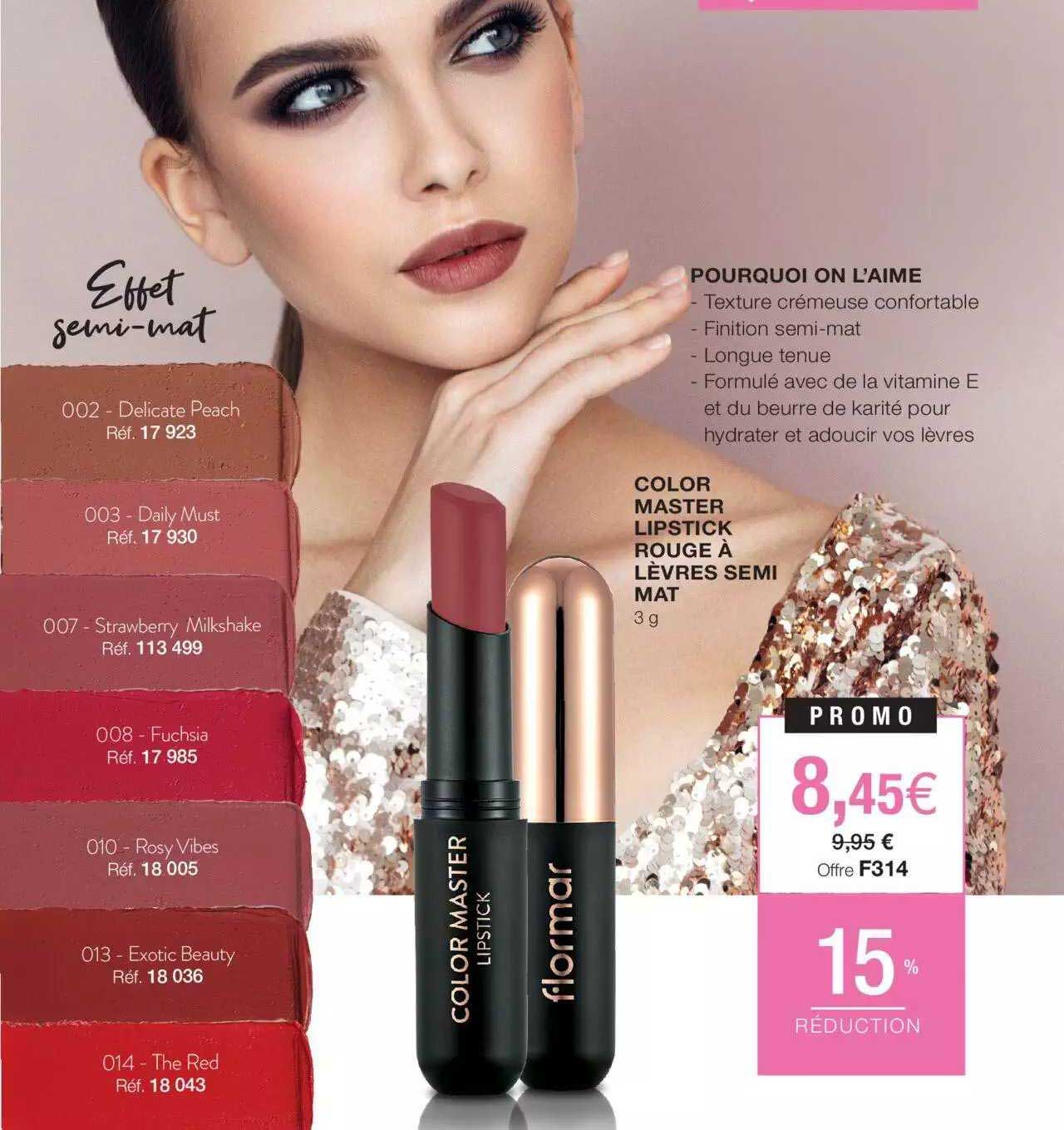 color master lipstick rouge à lèvres semi mat