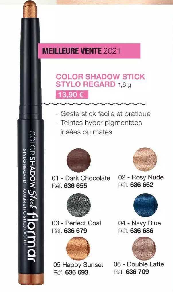 color shadow stick stylo regard flormar
