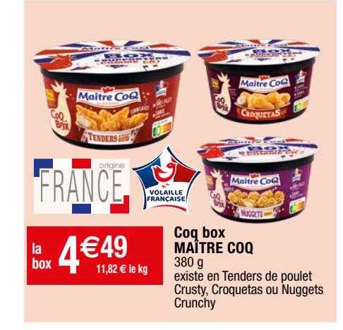 coq box maître coq