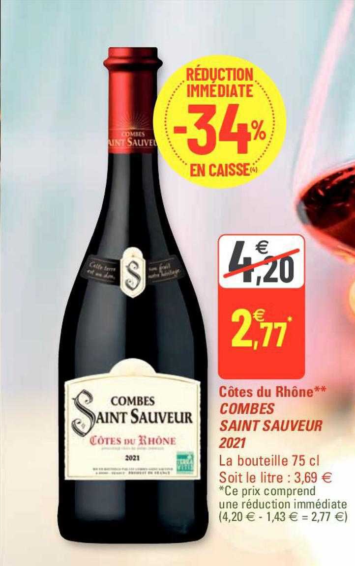 côtes du rhône combes saint sauveur 2021