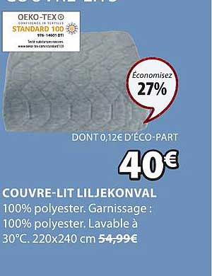 couvre-lit liljekonval