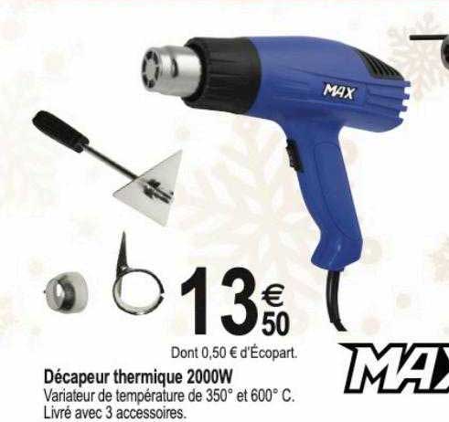 décapeur thermique 2000w max
