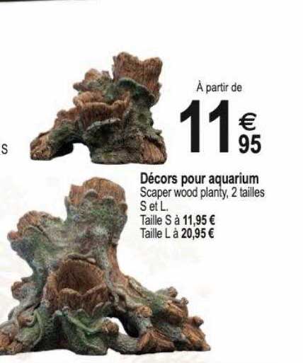 décors pour aquarium