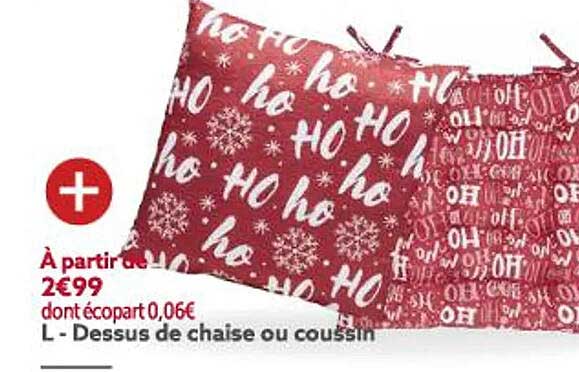 dessus de chaise ou coussin