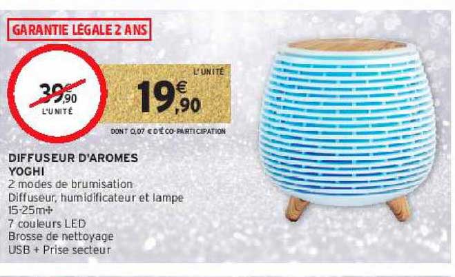 diffuseur d'aromes yoghi