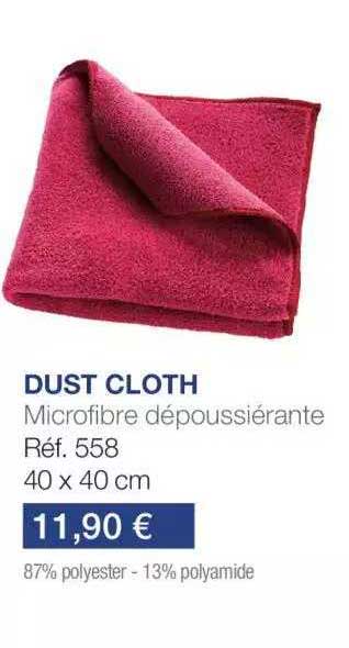 dust cloth microfibre dépoussiérante
