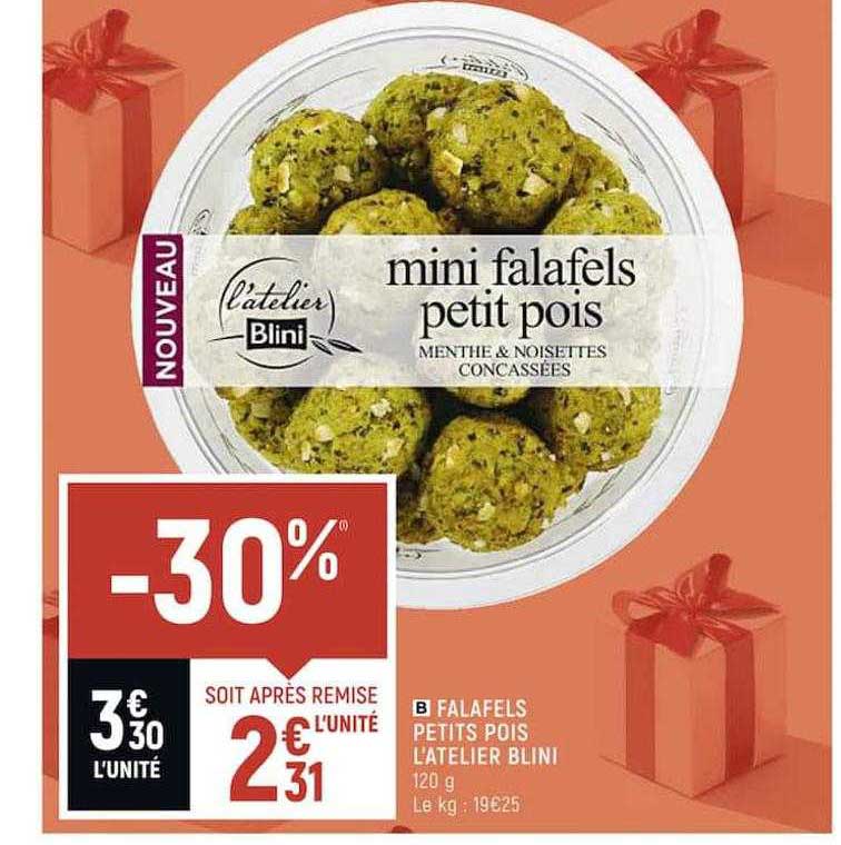 falafels petits pois l'atelier blini