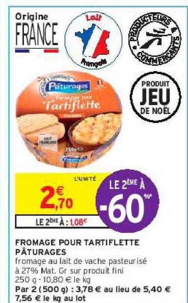 Fromage Pour Tartiflette Pâturages