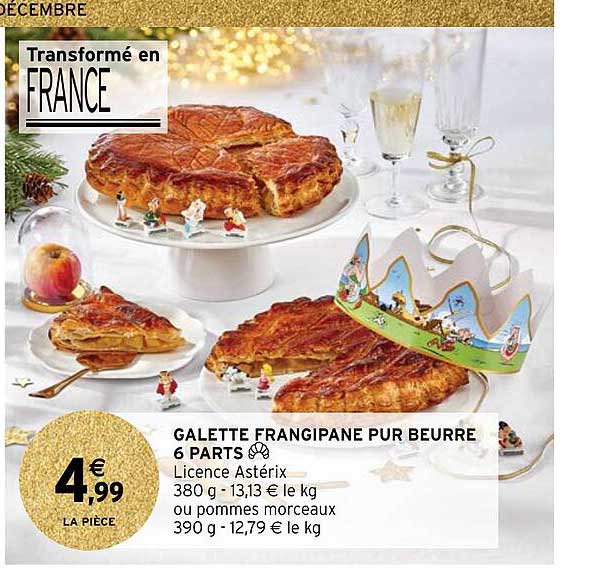 Galette Frangipane Pur Beurre 6 Parts