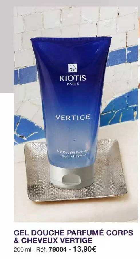 gel douche parfumé corps & cheveux vertige