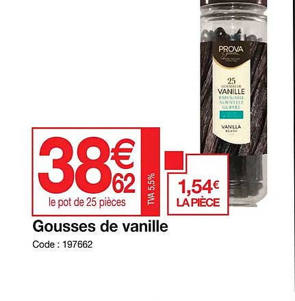 gousses de vanille