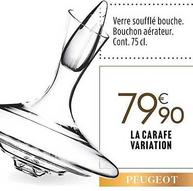 la carafe variation