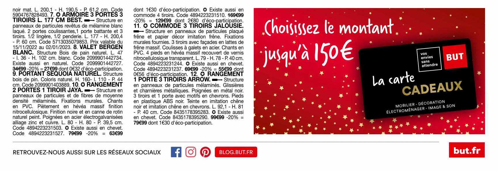 La Carte Cadeaux But